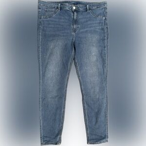 H&M Curvy Jeggings Ultra High Waist Ankle Length Size 18
